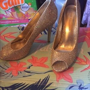 Glitter Nine West heels